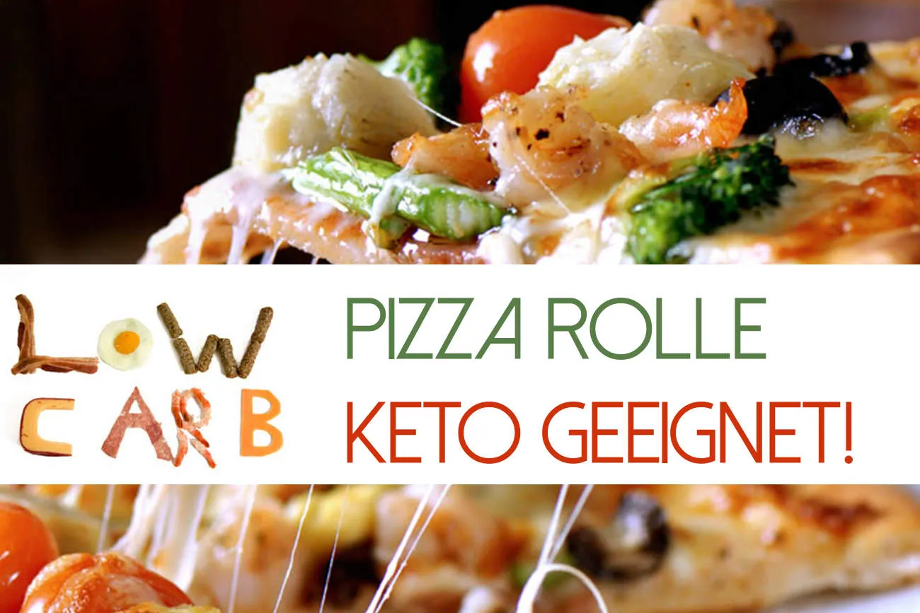 Beitragsbild zum Artikel: Low Carb Pizza Rolle , KETO geeignet