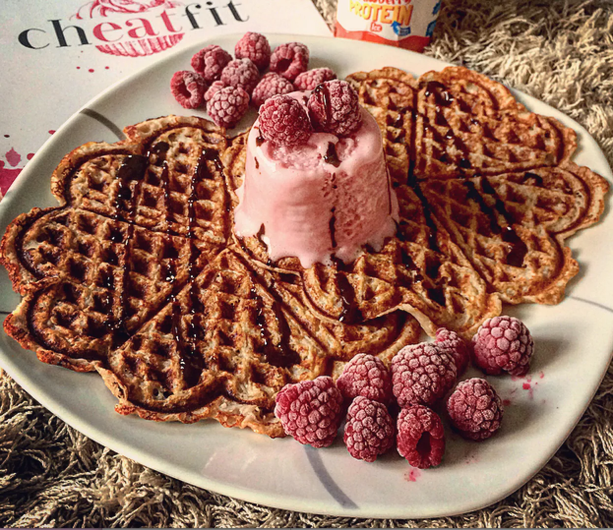 Abbildung zum Artikel: Rezept: Frühstücks Waffeln mit viel Eiweiß