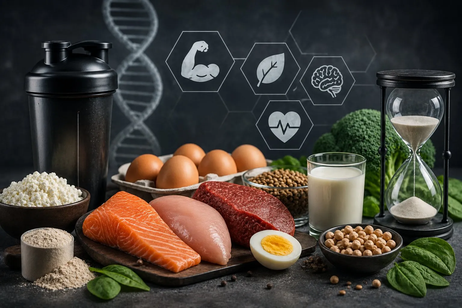 Beitragsbild zum Artikel: Weniger Protein für ein längeres Leben? Neue Analyse stellt den Fitness-Protein-Hype infrage
